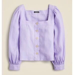 J. Crew Women's Linen Button-Up Top